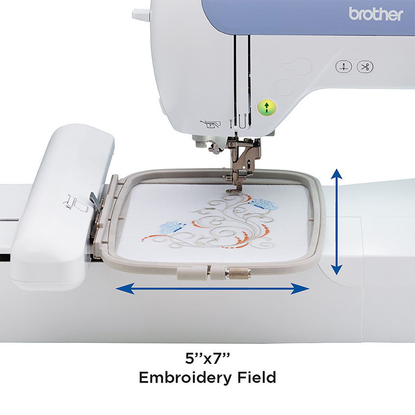 😍Máquina de coser y bordar ‼️Brother PE830DL 👉👏Bordadora Electrónica de  1 aguja ✓Hasta 650 ppm ✓136 diseños de bordados incluidos ✓52…